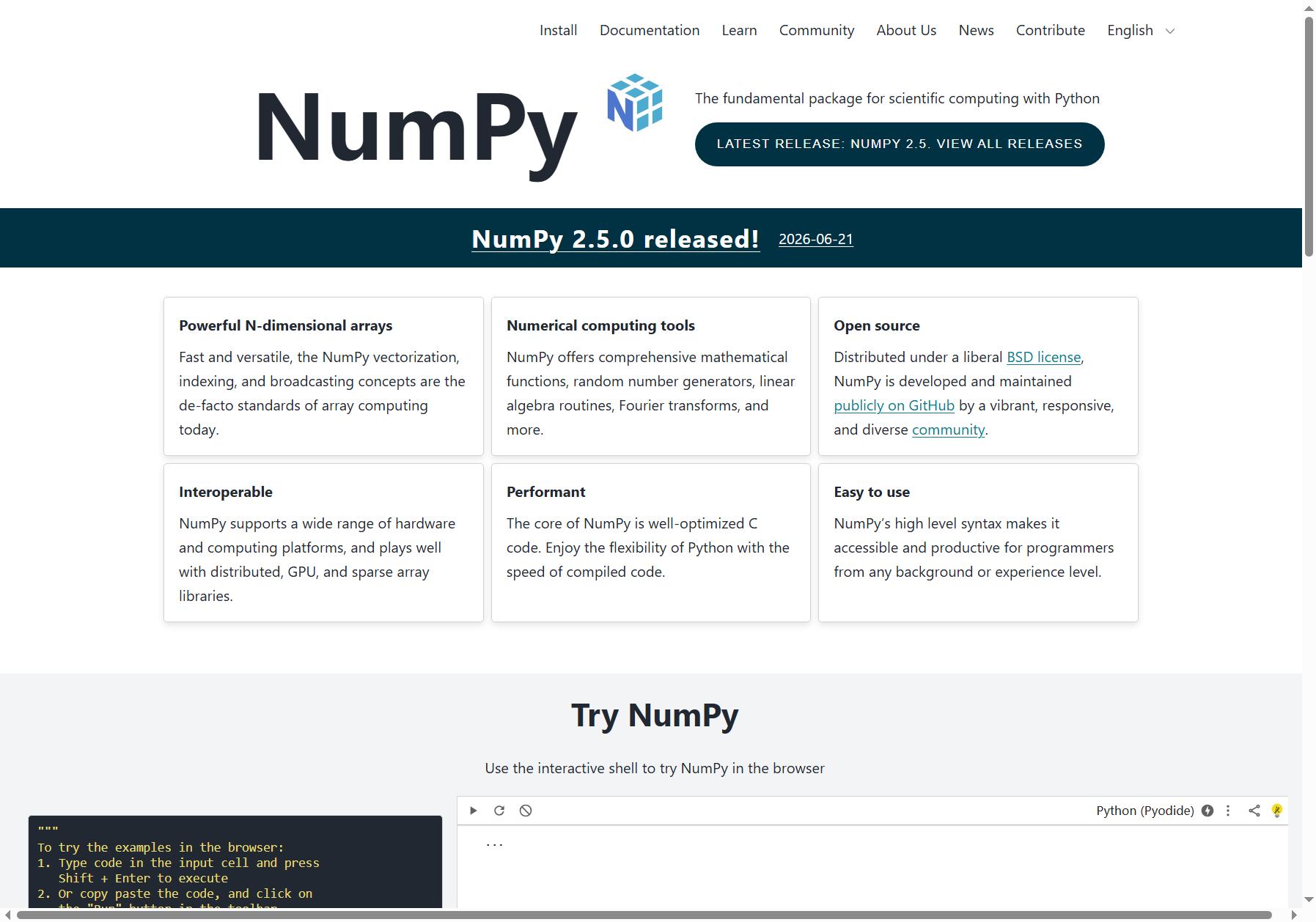 NumPy