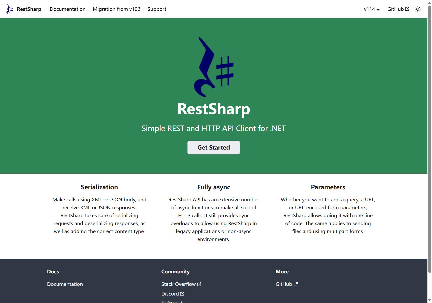RestSharp